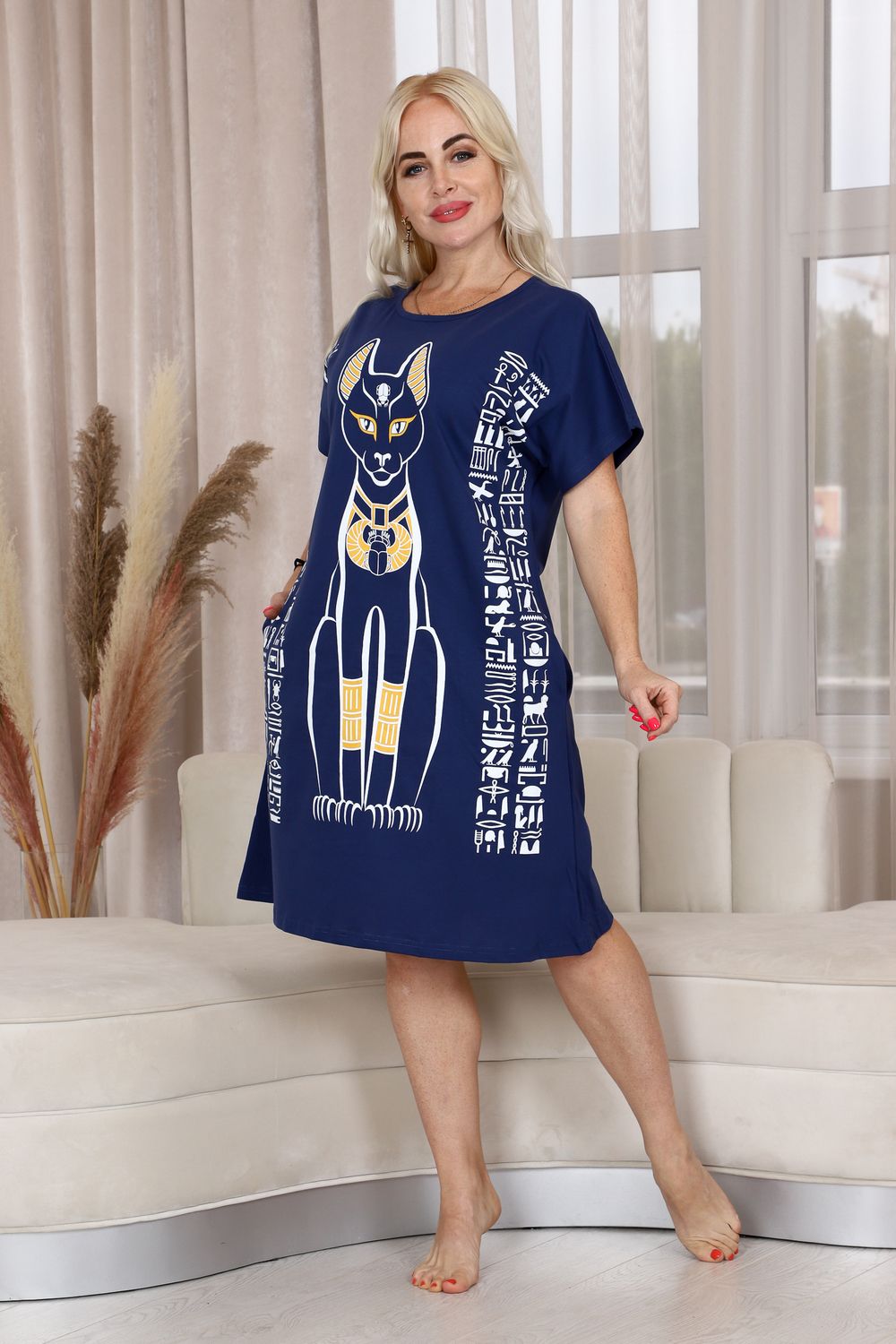 Туника 46529 Кошки Натали (Акция)