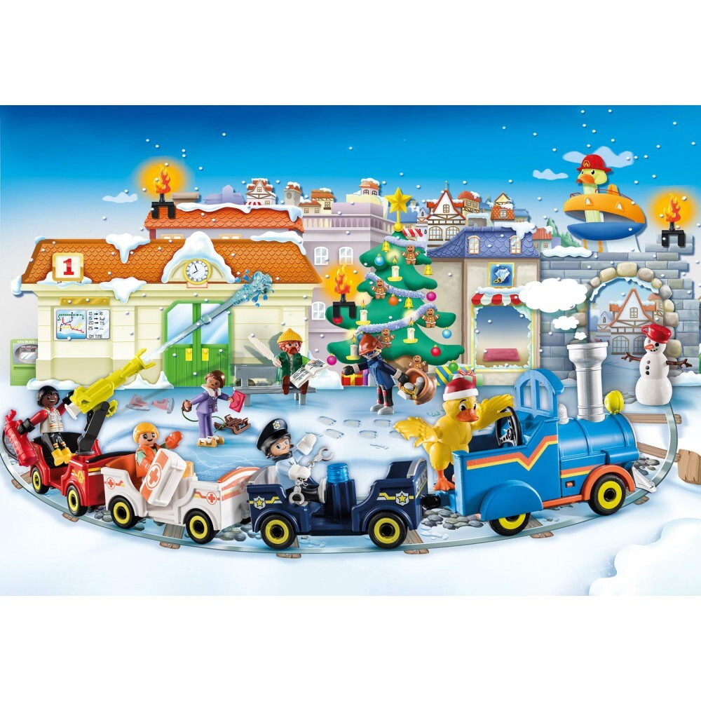 Playmobil — Адвент-календарь Duck On Call на 2022 год 70901X / артикул   70901X  / GTIN 4008789709011