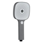 4011-3 Лейка для душа графит 12*26см (4-функций, кнопка) HANSEN (50/1шт)