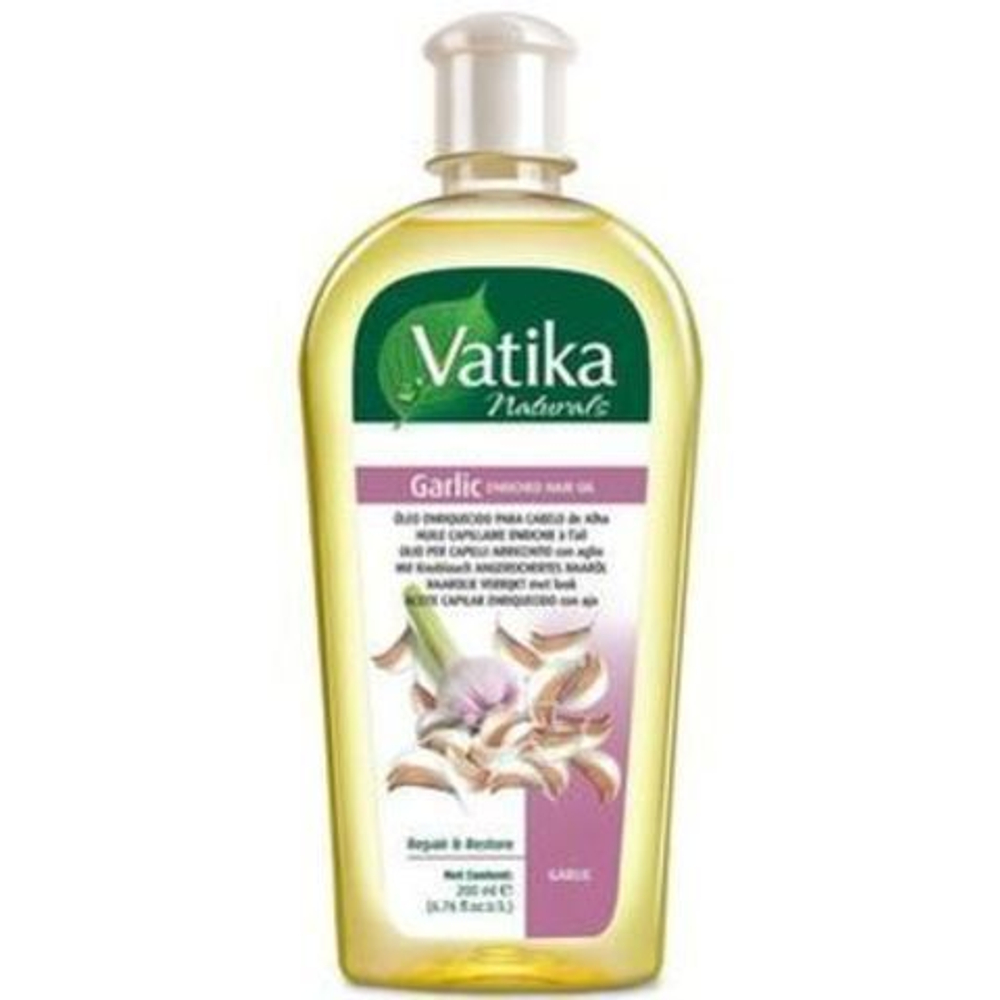 Масло для волос Dabur Vatika Garlic Дабур Ватика Чеснок 200 мл