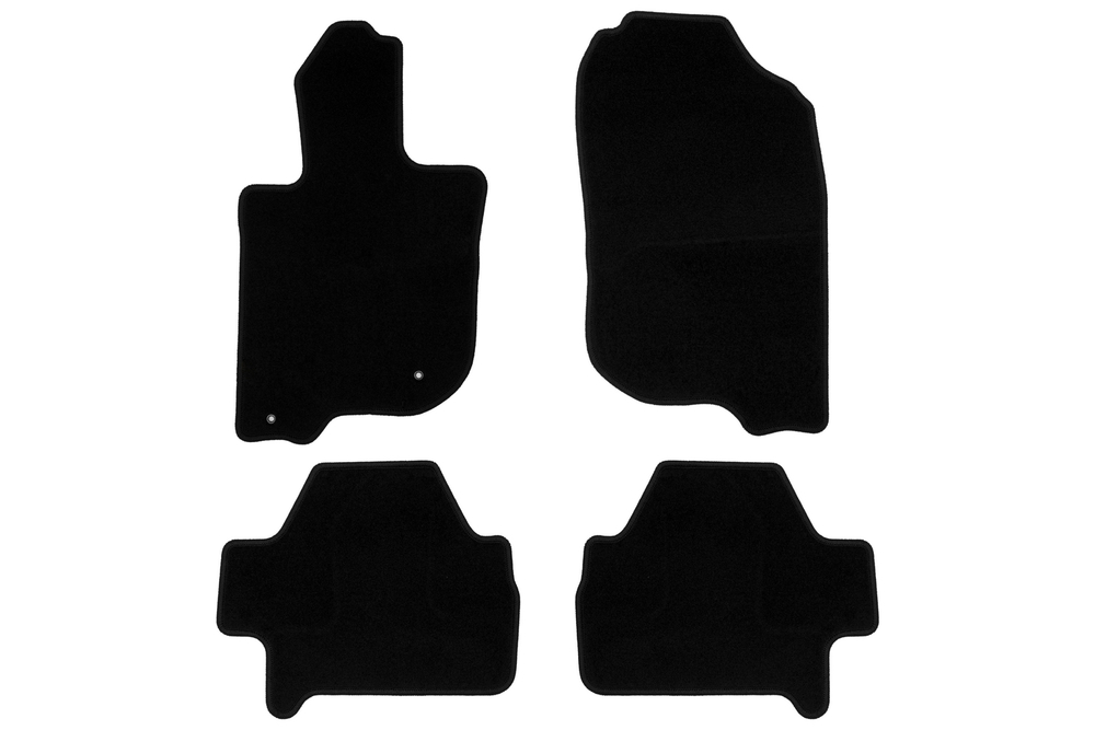 Коврики в салон для MITSUBISHI Pajero Sport, 2008-2013, 2013-2016, внедорожник , 4 шт. (текстиль) KLEVER01352001200K