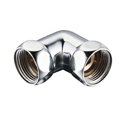 Угловое соединение для п/с хром 1/2" г/г (ПАРА) TIM K9-LF022