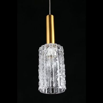 Подвесной светильник 1*E27 APL.310.06.01 латунь/прозрачный Henrite Aployt