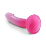 Фаллоимитатор из жидкого силикона Dildolls Sunrise - 17,6 см. (Цвет: малиновый)