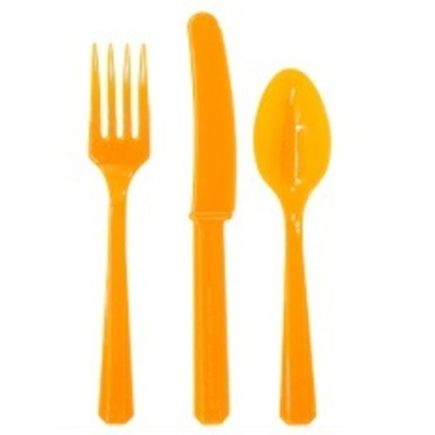 Столовые приборы Orange Peel 24шт пластиковые