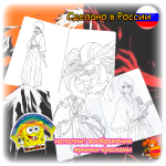 Раскраска Bleach