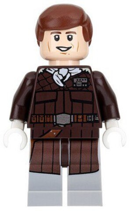 Минифигурка LEGO sw0727 Хан Соло (Хот)
