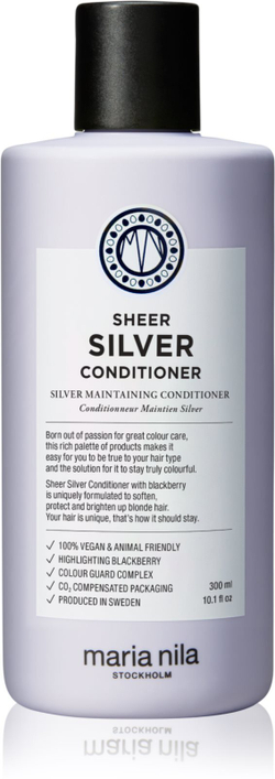 Maria Nila Sheer Silver Conditioner - увлажняющий кондиционер, нейтрализующий желтизну /  bez siarczanów 300  ml  / GTIN 7391681036413