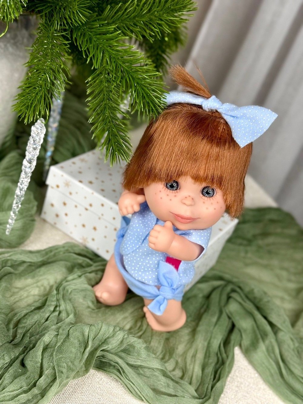 Пупс BERJUAN виниловый 20см Pecosetes (124A3)