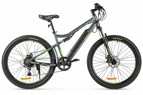 Электровелосипед Eltreco Walter серо-зеленый