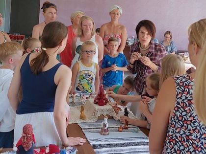 Фотоотчет с выставки народной игрушки