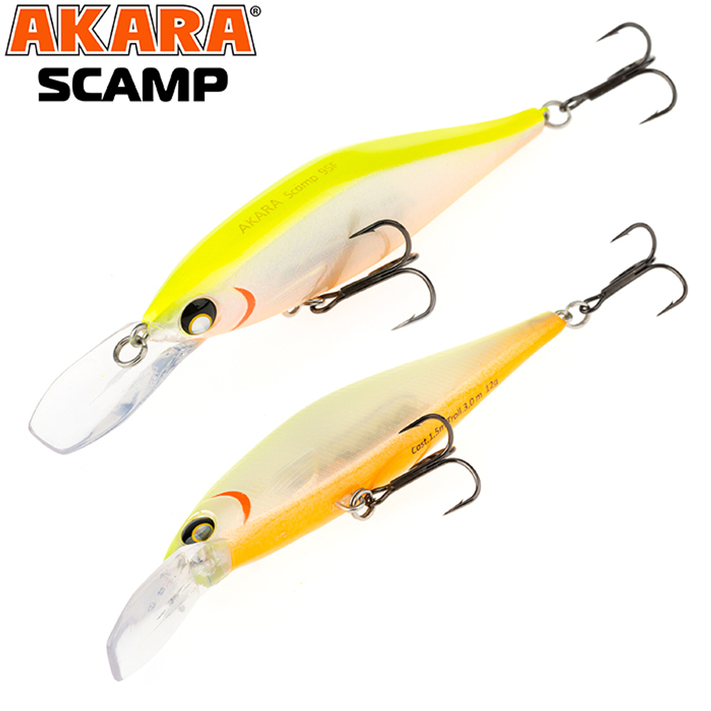 Воблер Akara Scamp 95F 12 гр. (3/7 oz 3,7 in) A125