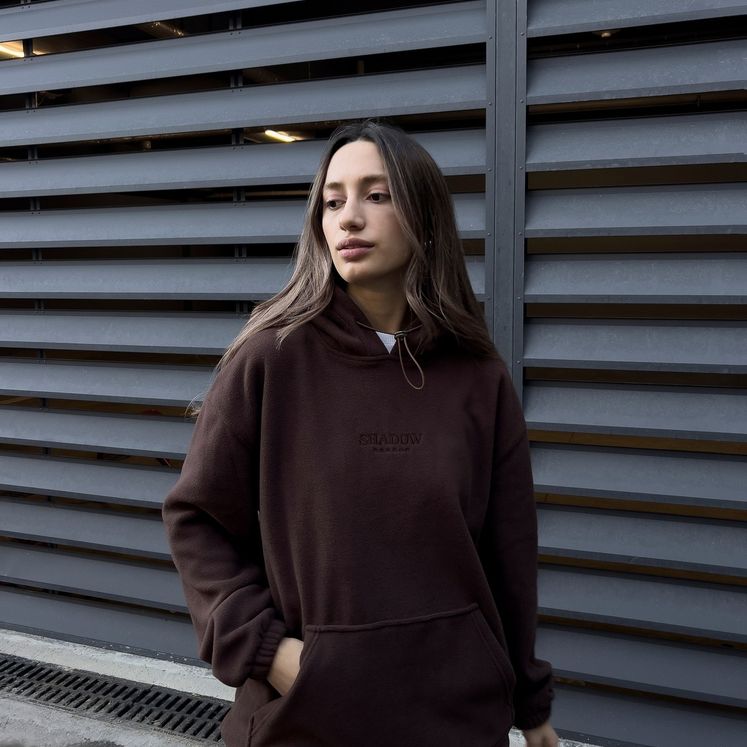 Худи SHADOW Fleece Total, коричневый