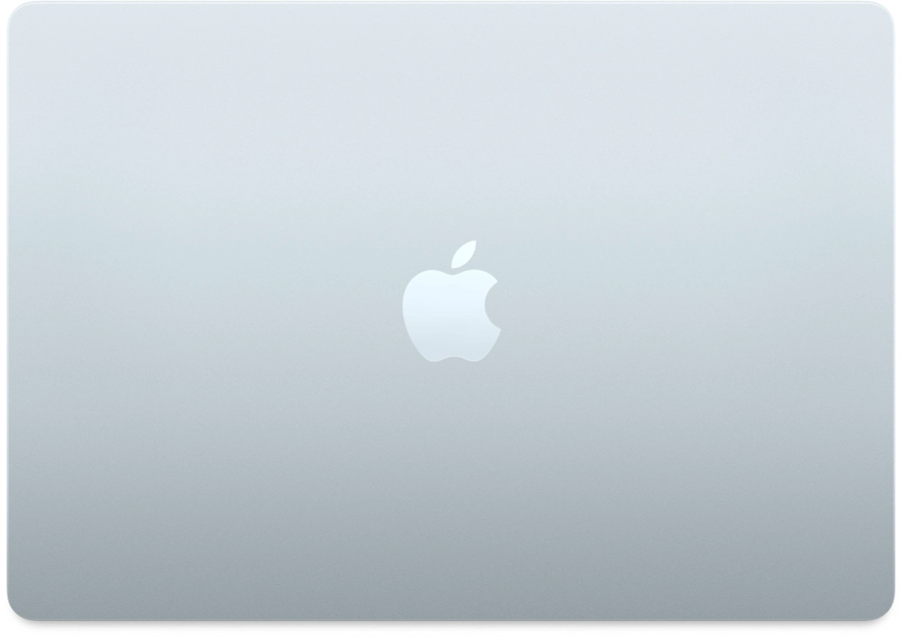 Ноутбук Apple MacBook Air A3241 M4 10 core 16Gb SSD256Gb/10 core GPU 15.3" Liquid Retina (2880x1864) macOS lt.blue WiFi BT Cam (MC7A4HN/A)