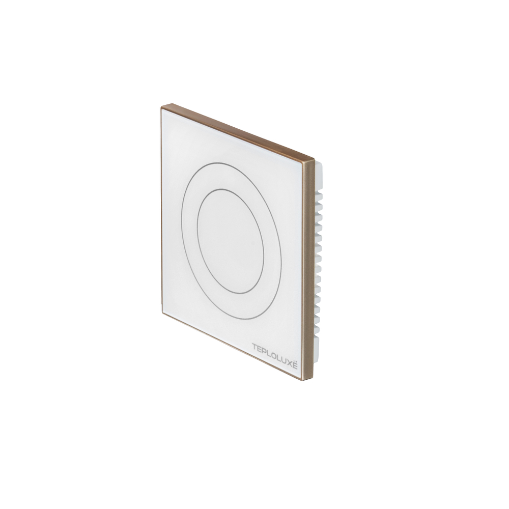 Терморегулятор электронный Теплолюкс Solus Zen Wi-Fi белый/золото