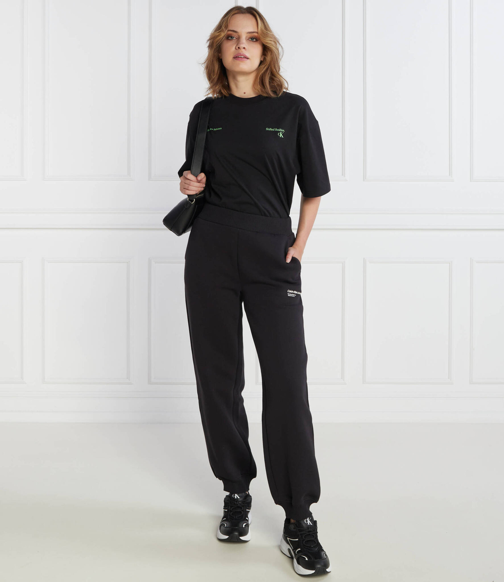 Спортивные штаны GALAXY PRINT CALVIN KLEIN JEANS - черный(J20J222378)