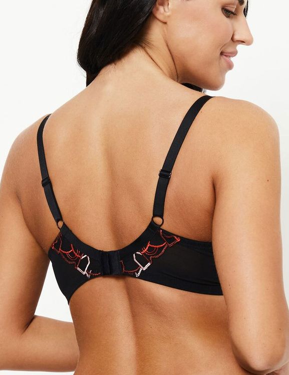 Бюстгальтер Subtille Amanda Soft (черный/красный)