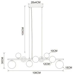 Подвесная люстра Arte Lamp
