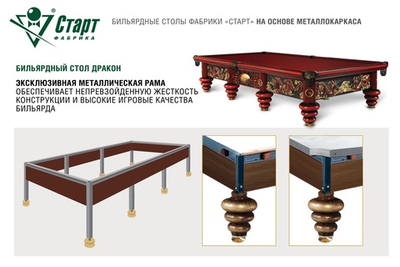 Бильярдный стол Дракон