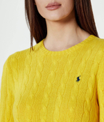 Шерстяной свитер JULIANNA POLO RALPH LAUREN - желтый(211910421)