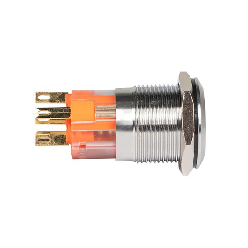 Кнопка S-Pro67 19 мм с фикс. с оранжевой подсв. 230В EKF PROxima (20.00 шт.)
