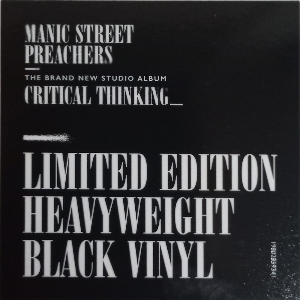 Manic Street Preachers / Critical Thinking (LP)