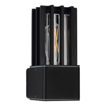 SL9018.401.01 Светильник уличный настенный ST-Luce черный/черный E27 1*15W IRUM