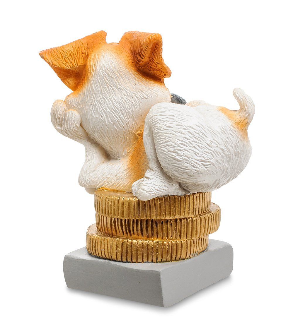 RV-911 Статуэтка Собака Джек-Рассел «Поймай удачу» (W.Stratford)