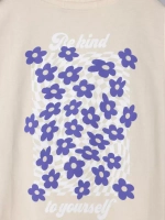 Бежевая футболка для девочки трикотажная