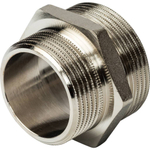 Ниппель STOUT переходной никелированный 1 1/2"x1 1/4" НР/НР
