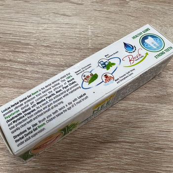 Зубная паста Khojati LooLoo Neem Ним (без парабенов, триклозана и фторида натрия) 10 г