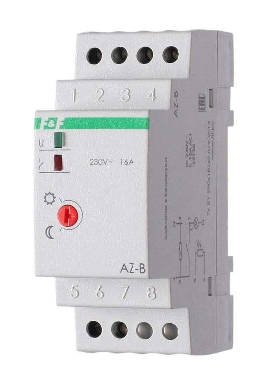 Фотореле AZ-B 16А с выносным герметичным фотодатчиком
