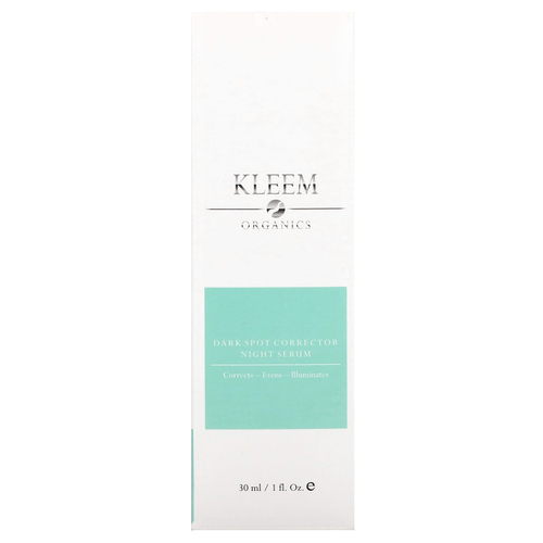 Kleem Organics, ночная сыворотка, корректирующая темные пятна, 30 мл (1 жидк. унция)