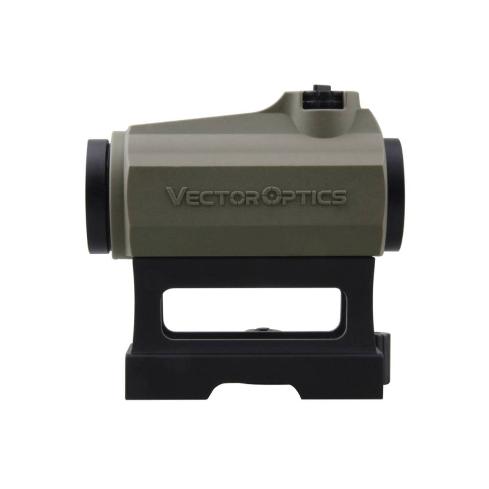 Коллиматорный прицел Vector Optics Maverick 1x22 SOP 3МОА,закрытый, быстросъёмный на Weaver, резиновое покрытие, цвет FDE (SCRD-39)