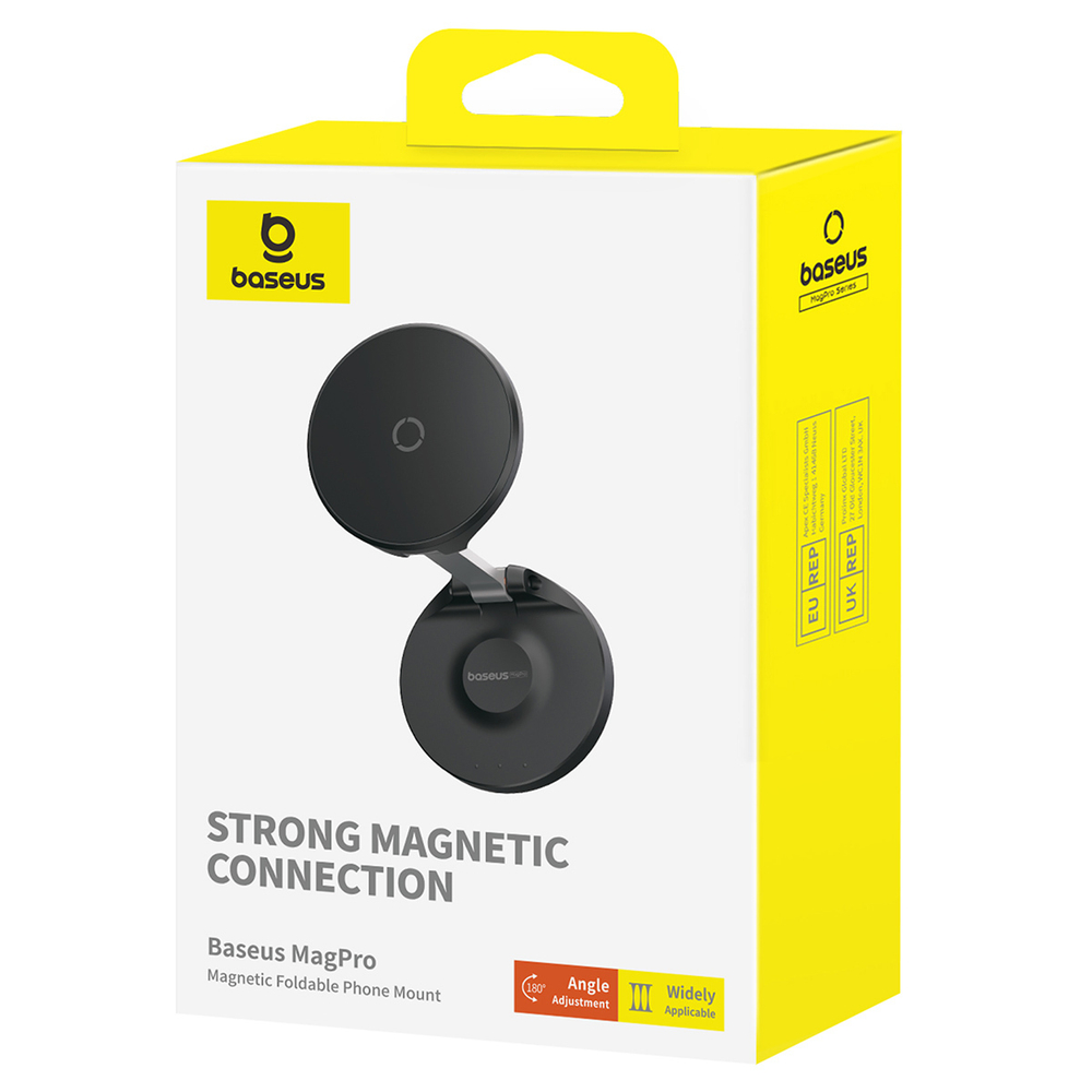 Держатель Baseus MagPro Magnetic Foldable Phone Mount (MagSafe) - Cluster Black