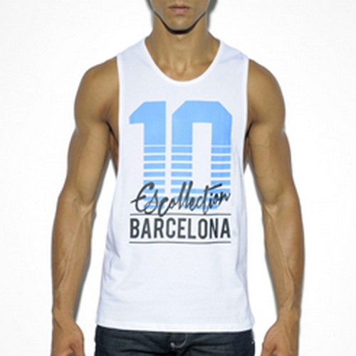 Мужская майка Es 10 Белая