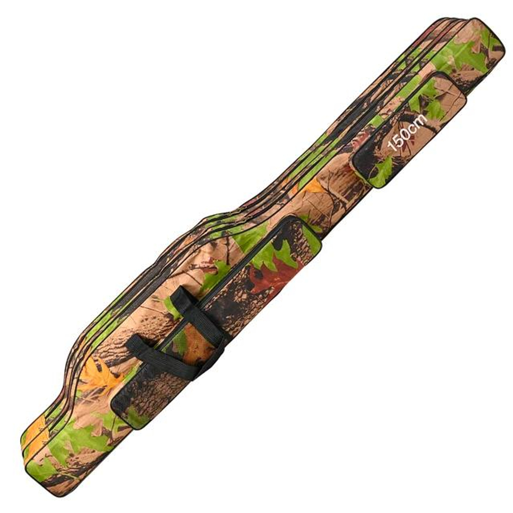 Чехол для удочек мягкий 150см 2 отсека камуфляж