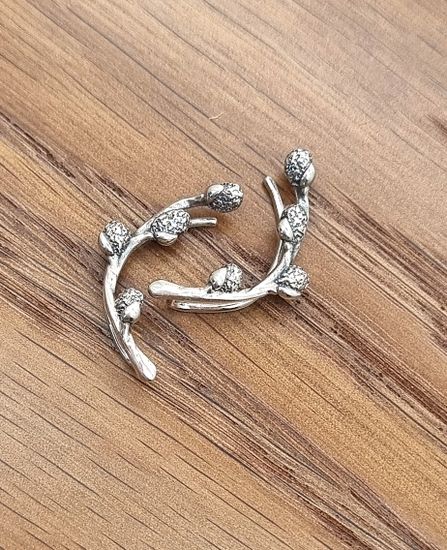 Серьги каффы Верба
