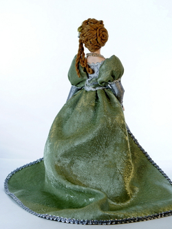 Кукла коллекционная Дама в бальном платье 19 века