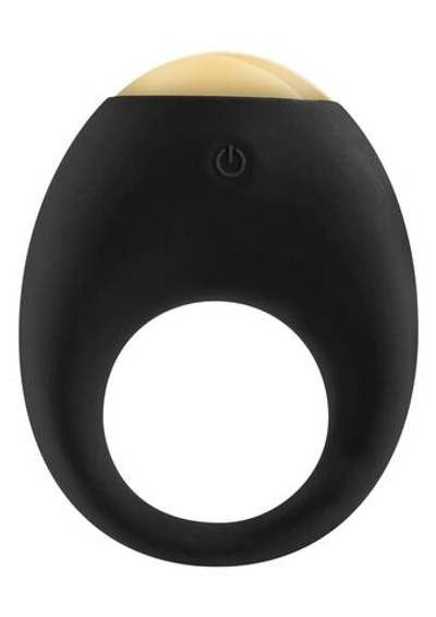 Черное эрекционное кольцо Eclipse Vibrating Cock Ring (Цвет: черный)