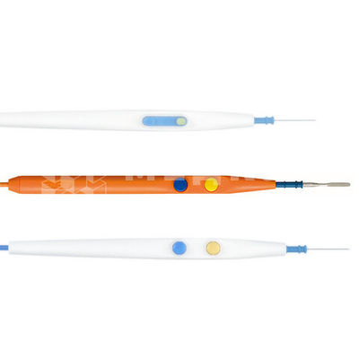 Держатель с электродом-ножом BOWA 200 мм, одноразовый стерильный 2-кнопочный, разъем 2,4 мм, штекер 3-контактный, кабель 3м (50 шт/уп)