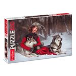 Пазл картонный 500 элементов АССОРТИ, 14 дизайнов, 330х480 мм, HATBER