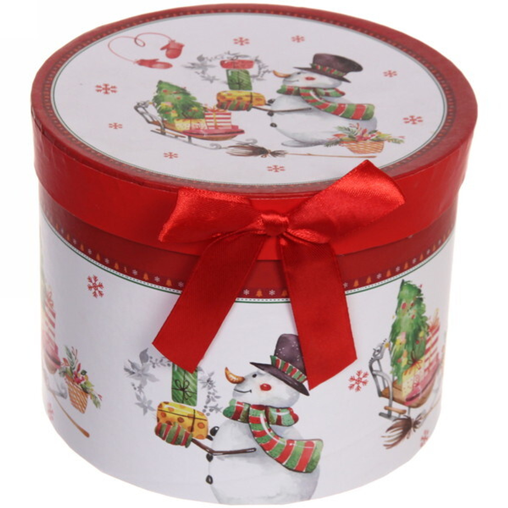 Набор чайный 3предмета ( чайник керамический 300мл+кружка 250мл+блюдце) «Снеговик»