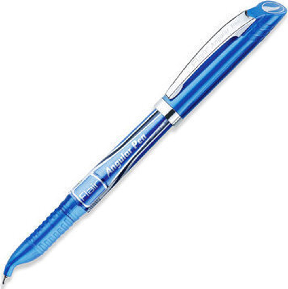 Ручка для левой руки "Angular Pen" синяя0.7мм/-/иг корпус синий FLAIR F-888
