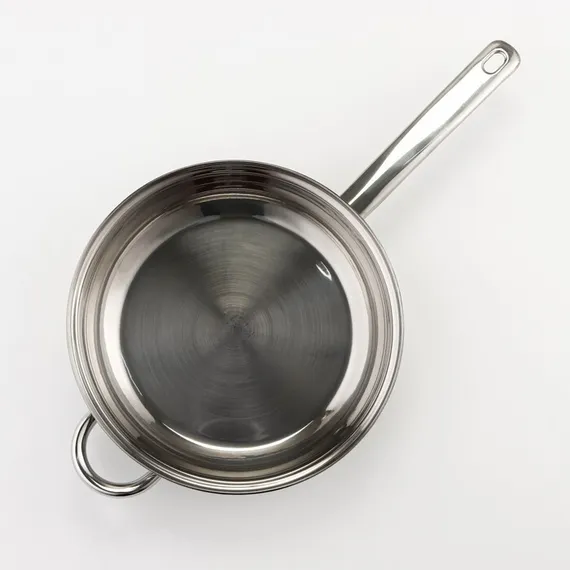 Набор Доляна «Классика», 8 предметов: ковш 1,5 л, 2 кастрюли 2/3 л, сковорода d=24 см, 4 крышки, стенки 0,3 мм, дно 5 мм