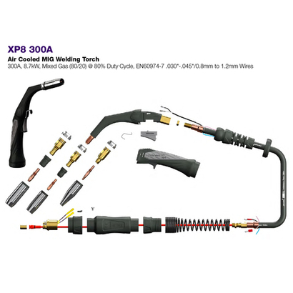 Горелка для полуавтомата PARWELD XP8-300A 5 м