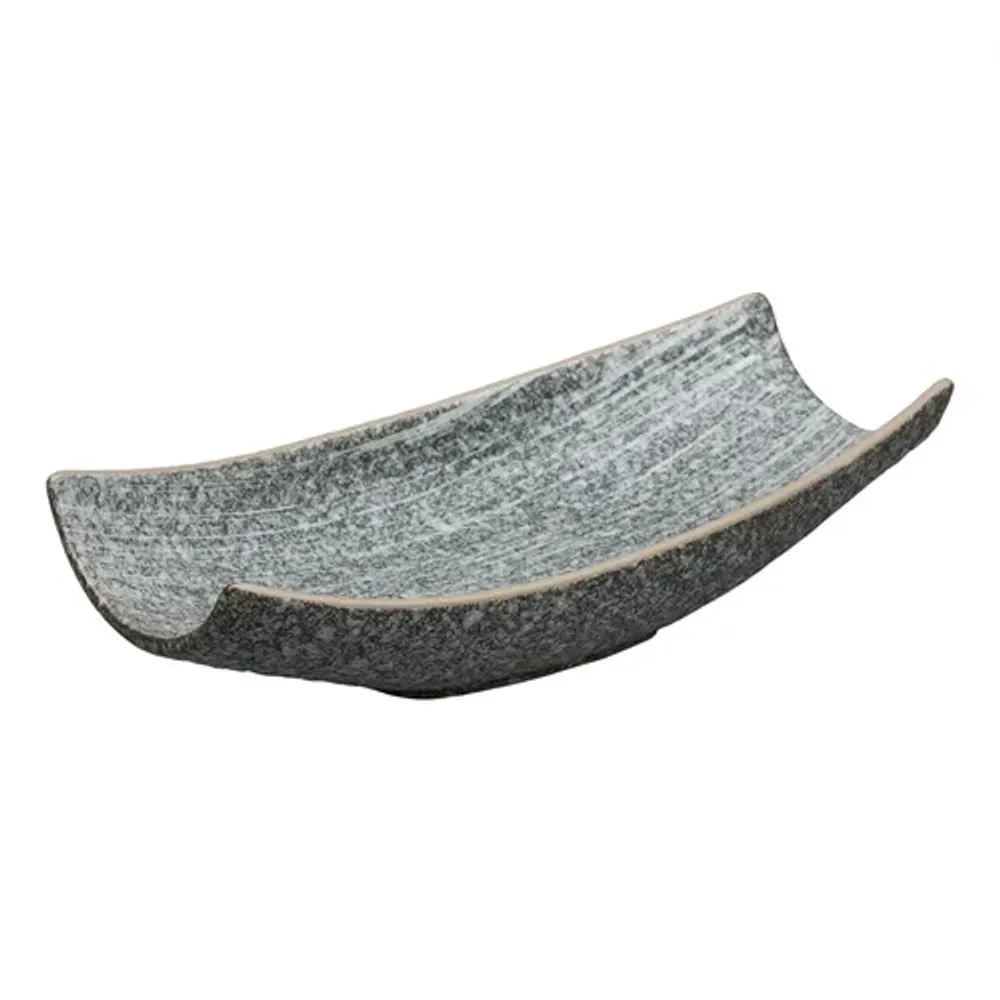 Блюдо прямоугольное 25*12*5,5 см Side Up4 Stone Untouched Taiga P.L. Proff Cuisine [1]