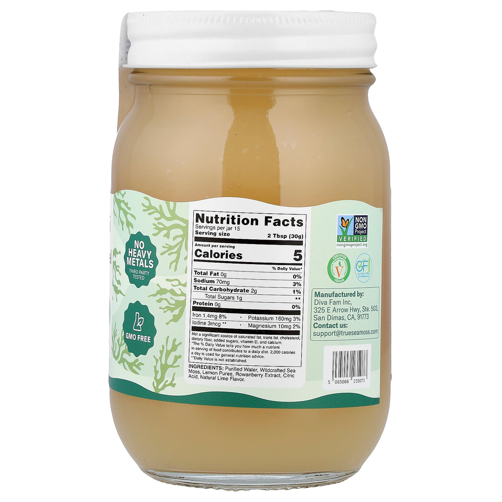 True Sea Moss, гель с дикорастущим морским мхом, 473 мл (16 жидк. унций)
