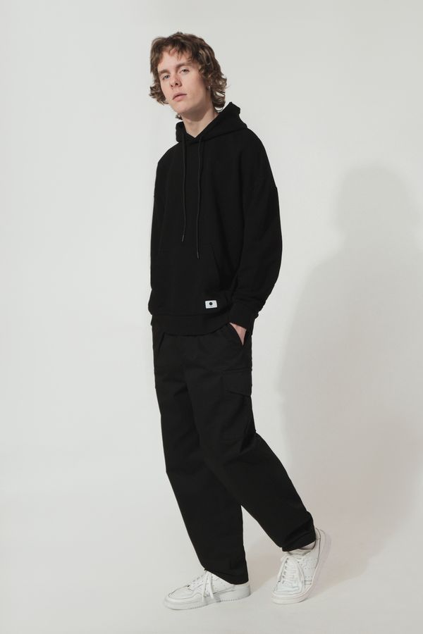 Худи Мужской Черный - фото 3