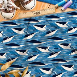 Ткань премиум Оксфорд 600D морская иллюзия